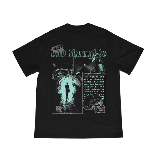 Bad Thoughts French Terry Oversized Tee